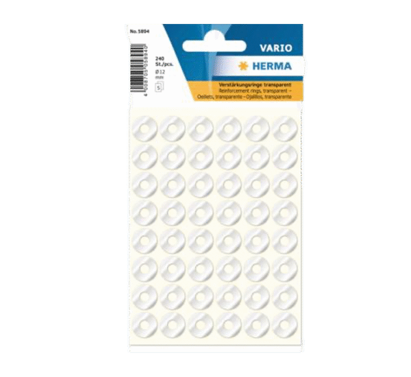 Herma Oeillets transparente 240mcx